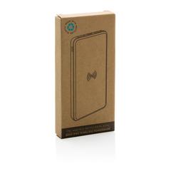 Vue Batterie de secours 8000mAh en plastique recyclé RCS de couleur marron| Krokrodeal