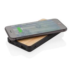 Vue Batterie de secours 8000mAh en plastique recyclé RCS de couleur marron| Krokrodeal