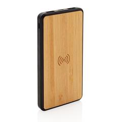 Vue Batterie de secours 8000mAh en plastique recyclé RCS de couleur marron| Krokrodeal