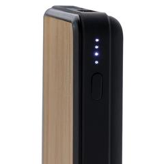 Vue Batterie de secours 8000mAh en plastique recyclé RCS de couleur marron| Krokrodeal