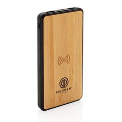 Vue Batterie de secours 8000mAh en plastique recyclé RCS de couleur marron| Krokrodeal