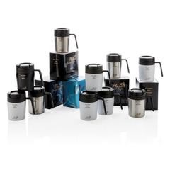 Vue Mug Coffee to go de couleur blanc| Krokrodeal