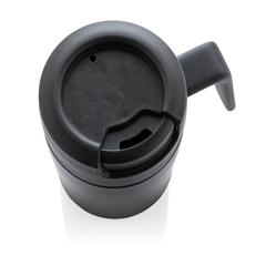 Vue Mug Coffee to go de couleur noir| Krokrodeal