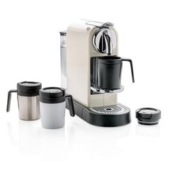 Vue Mug Coffee to go de couleur noir| Krokrodeal