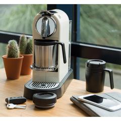 Vue Mug Coffee to go de couleur noir| Krokrodeal