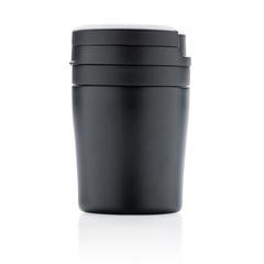 Vue Mug Coffee to go de couleur noir| Krokrodeal