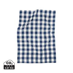 Vue VINGA Essuie-mains Clare en lin mélangé de couleur bleu| Krokrodeal