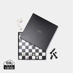 Vue VINGA Jeu d'échecs sur table à café de couleur noir| Krokrodeal