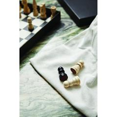 Vue VINGA Jeu d'échecs sur table à café de couleur noir| Krokrodeal