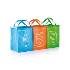 Vue Poubelles à déchets recyclables de couleur vert| Krokrodeal