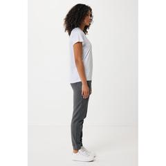 Vue T-shirt sport séchage rapide polyester recyclé Iqoniq Tikal de couleur blanc| Krokrodeal