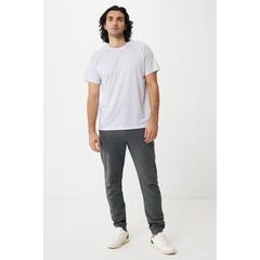 Vue T-shirt sport séchage rapide polyester recyclé Iqoniq Tikal de couleur blanc| Krokrodeal