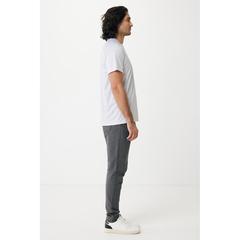 Vue T-shirt sport séchage rapide polyester recyclé Iqoniq Tikal de couleur blanc| Krokrodeal