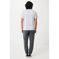 Vue T-shirt sport séchage rapide polyester recyclé Iqoniq Tikal de couleur gris| Krokrodeal