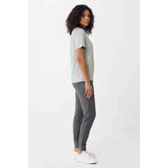 Vue T-shirt sport séchage rapide polyester recyclé Iqoniq Tikal de couleur vert| Krokrodeal