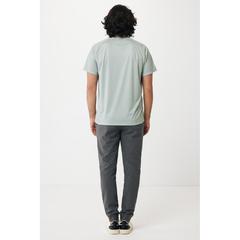 Vue T-shirt sport séchage rapide polyester recyclé Iqoniq Tikal de couleur vert| Krokrodeal