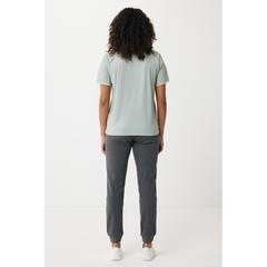 Vue T-shirt sport séchage rapide polyester recyclé Iqoniq Tikal de couleur vert| Krokrodeal