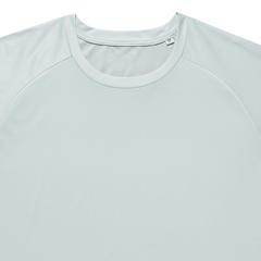 Vue T-shirt sport séchage rapide polyester recyclé Iqoniq Tikal de couleur vert| Krokrodeal