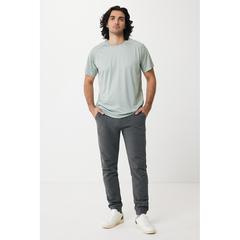 Vue T-shirt sport séchage rapide polyester recyclé Iqoniq Tikal de couleur vert| Krokrodeal