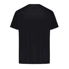 Vue T-shirt sport séchage rapide polyester recyclé Iqoniq Tikal de couleur noir| Krokrodeal