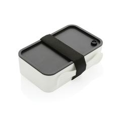 Vue Lunch box avec cuichette en rPP GRS de couleur blanc| Krokrodeal