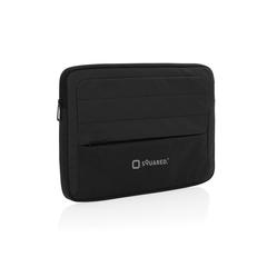 Vue Pochette pour ordinateur 15,6" en rPET AWARE™ Armond de couleur noir| Krokrodeal