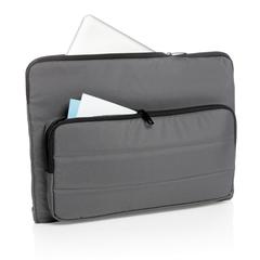 Vue Housse pour ordinateur 15,6" Impact en rPET AWARE™ de couleur gris| Krokrodeal