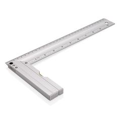 Vue Règle 30cm avec niveau de couleur gris| Krokrodeal