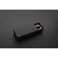 Vue Lampe torche 10W rechargeable par USB en alu RCS Gear X de couleur noir| Krokrodeal