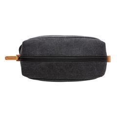 Vue Trousse de toilette en toile de couleur noir| Krokrodeal