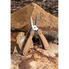 Vue Mini-outil multifonctions Wood de couleur marron| Krokrodeal