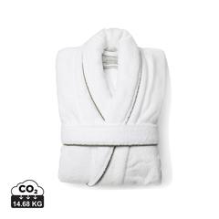 Vue VINGA Peignoir Harper L/XL de couleur blanc| Krokrodeal