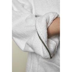 Vue VINGA Peignoir Harper L/XL de couleur blanc| Krokrodeal
