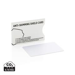 Vue Bouclier anti RFID avec puce de brouillage de couleur blanc| Krokrodeal