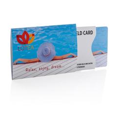 Vue Bouclier anti RFID avec puce de brouillage de couleur blanc| Krokrodeal