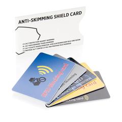 Vue Bouclier anti RFID avec puce de brouillage de couleur blanc| Krokrodeal