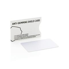 Vue Bouclier anti RFID avec puce de brouillage de couleur blanc| Krokrodeal