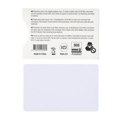 Vue Bouclier anti RFID avec puce de brouillage de couleur blanc| Krokrodeal