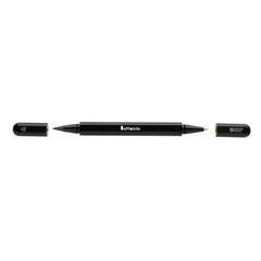 Vue Stylo à double pointe en aluminium RCS Swiss Peak Storm de couleur noir| Krokrodeal