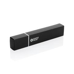 Vue Stylo à double pointe en aluminium RCS Swiss Peak Storm de couleur noir| Krokrodeal