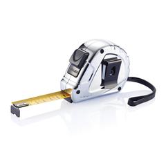 Vue Mètre économique 3m/16mm autobloquant de couleur gris| Krokrodeal