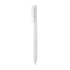 Vue Stylo TwistLock en ABS recyclé certifié GRS de couleur blanc| Krokrodeal