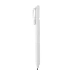 Vue Stylo TwistLock en ABS recyclé certifié GRS de couleur blanc| Krokrodeal