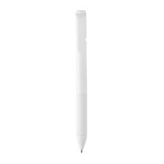 Vue Stylo TwistLock en ABS recyclé certifié GRS de couleur blanc| Krokrodeal