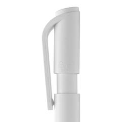 Vue Stylo TwistLock en ABS recyclé certifié GRS de couleur blanc| Krokrodeal