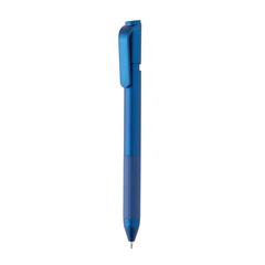 Vue Stylo TwistLock en ABS recyclé certifié GRS de couleur bleu| Krokrodeal