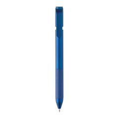 Vue Stylo TwistLock en ABS recyclé certifié GRS de couleur bleu| Krokrodeal