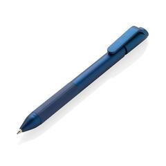 Vue Stylo TwistLock en ABS recyclé certifié GRS de couleur bleu| Krokrodeal