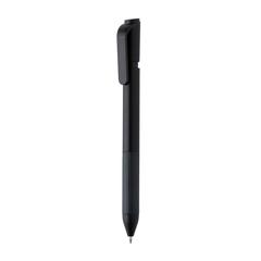 Vue Stylo TwistLock en ABS recyclé certifié GRS de couleur noir| Krokrodeal