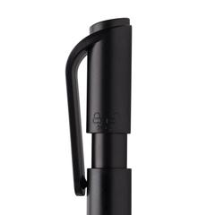 Vue Stylo TwistLock en ABS recyclé certifié GRS de couleur noir| Krokrodeal